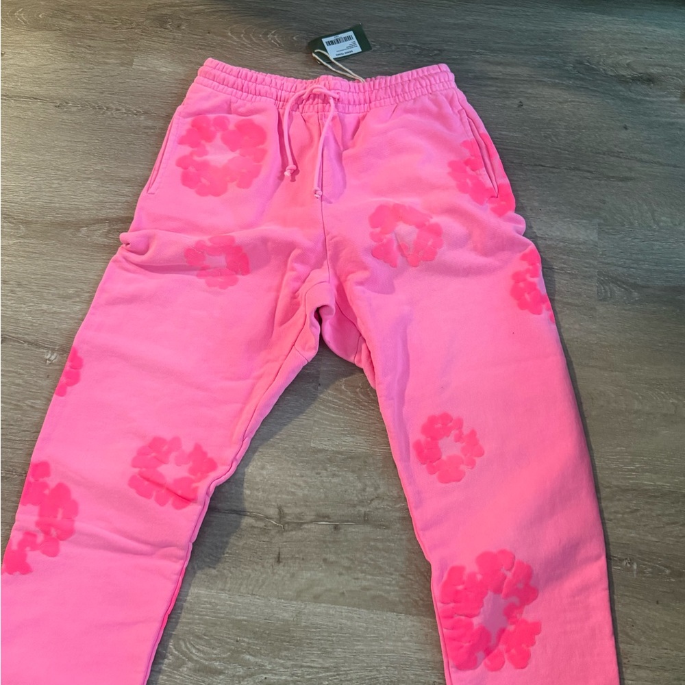 Denim Tear Sweatpants Pink
